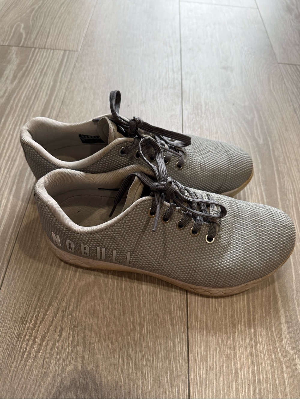 NOBULL Women’s Light Gray Athletic Training Shoes
